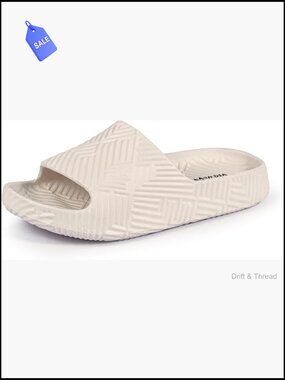 Unisex EVA Slide Sandals Non-Slip Shower Slippers Lightweight Quick-Dry for Gym